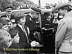 Princess Anne talking to children upon leaving Lingard House, prior to making her way to Penns Hall Hotel. - Visit of Princess Anne to Lingard House, 1971