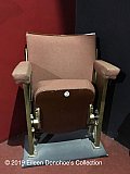 Chair rescued from bombed out Prince of Wales - Visit to Highbury Theatre, Sheffield Road on 23rd October 2019