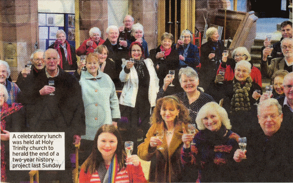 Celebration as history project ends